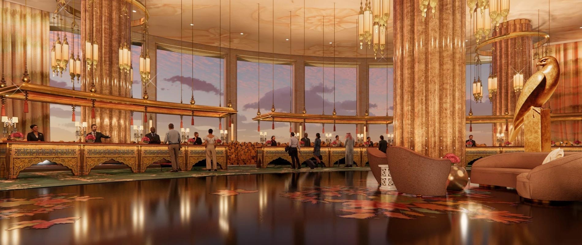 Wynn Al Marjan Island resort background