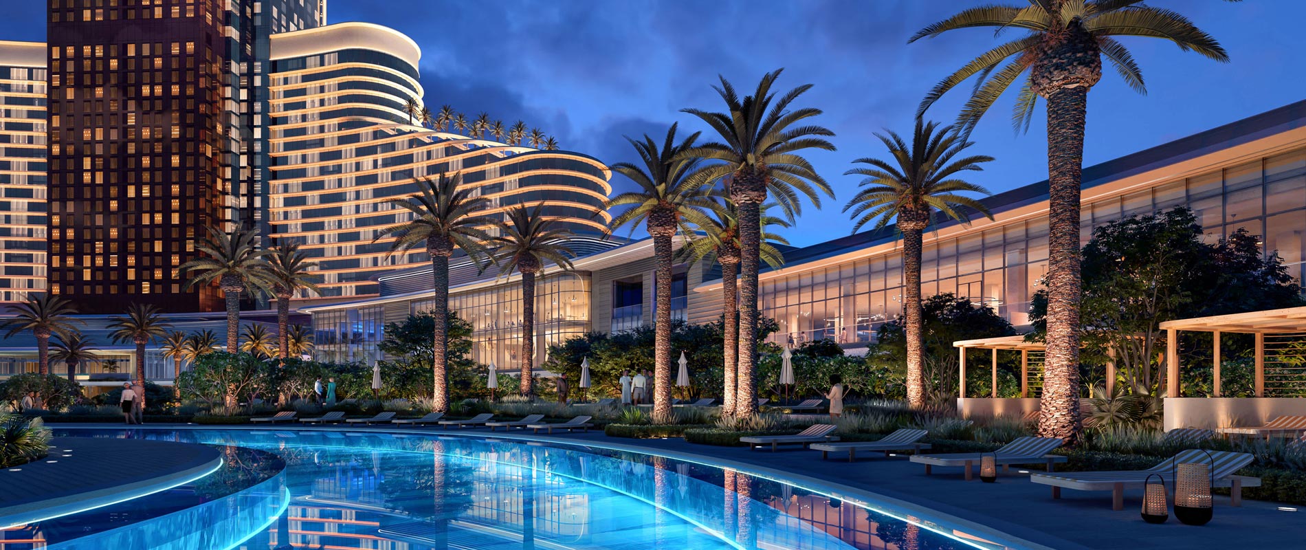 Wynn Al Marjan Island resort background